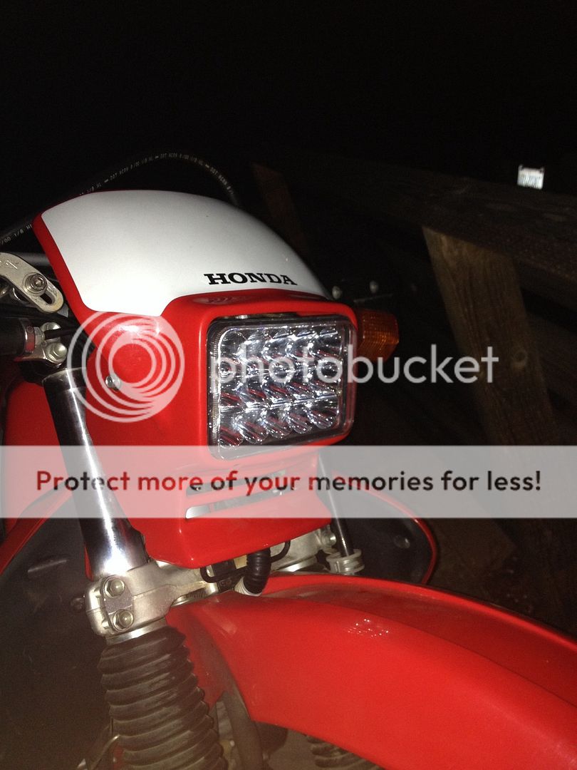 XR650L Headlight Mod Adventure Rider